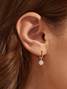 Sterling Silver Crystal Drop Earrings